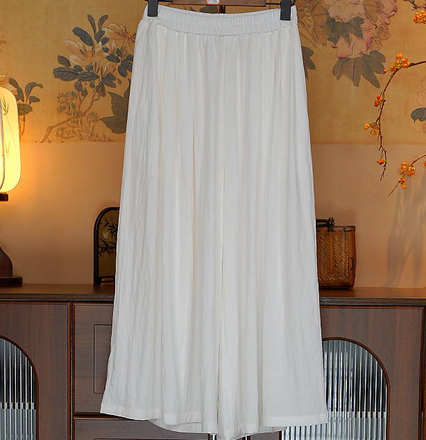 【素白】新中式国风高级显瘦百搭阔腿裤 1609