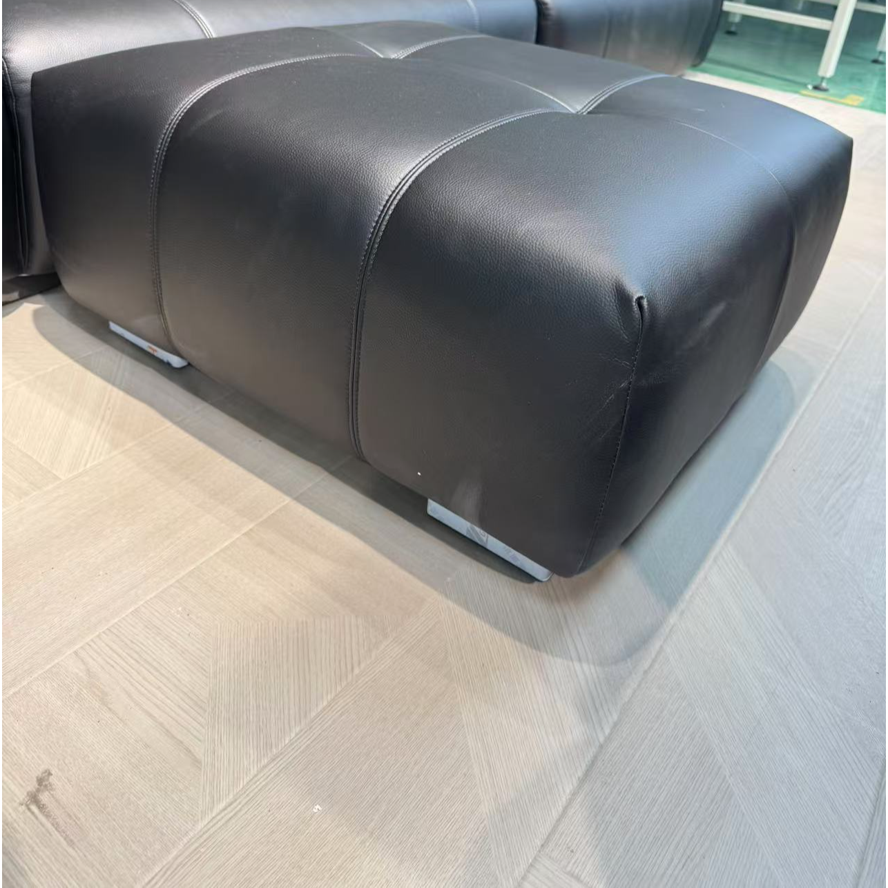 牛皮沙发配套脚踏一个（随购买沙发同款同色）