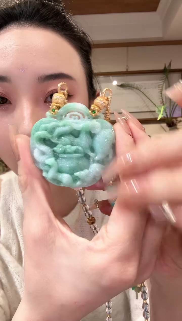 【闪购商品】翡翠颈饰未镶嵌国风