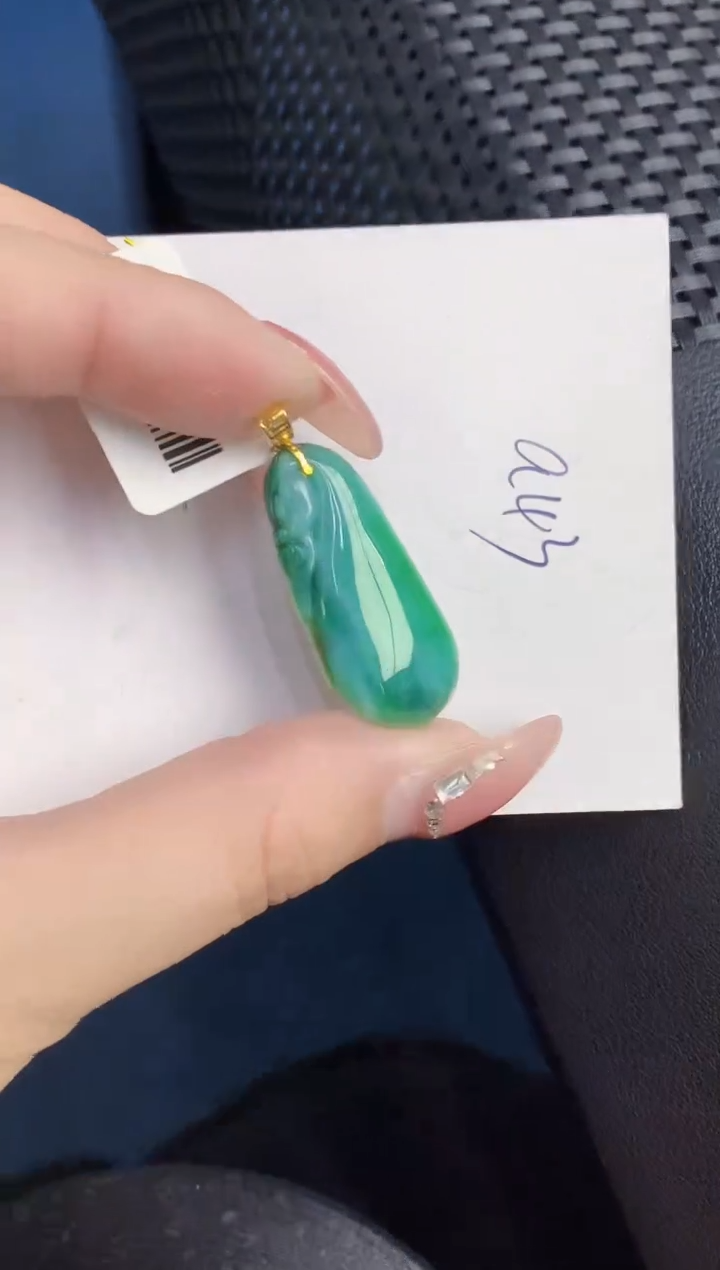 【闪购商品】翡翠颈饰18K金镶嵌000000000