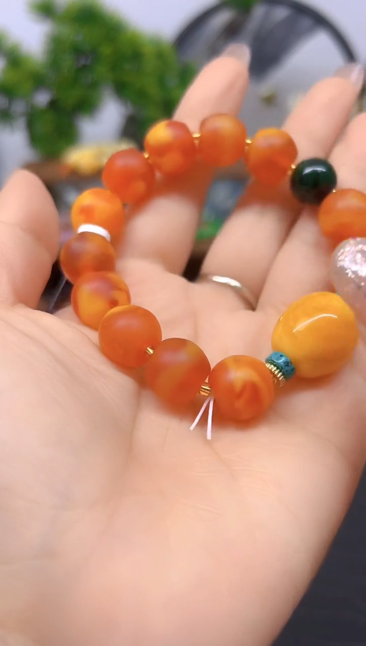 【闪购商品】蜜蜡手链未镶嵌手链S186