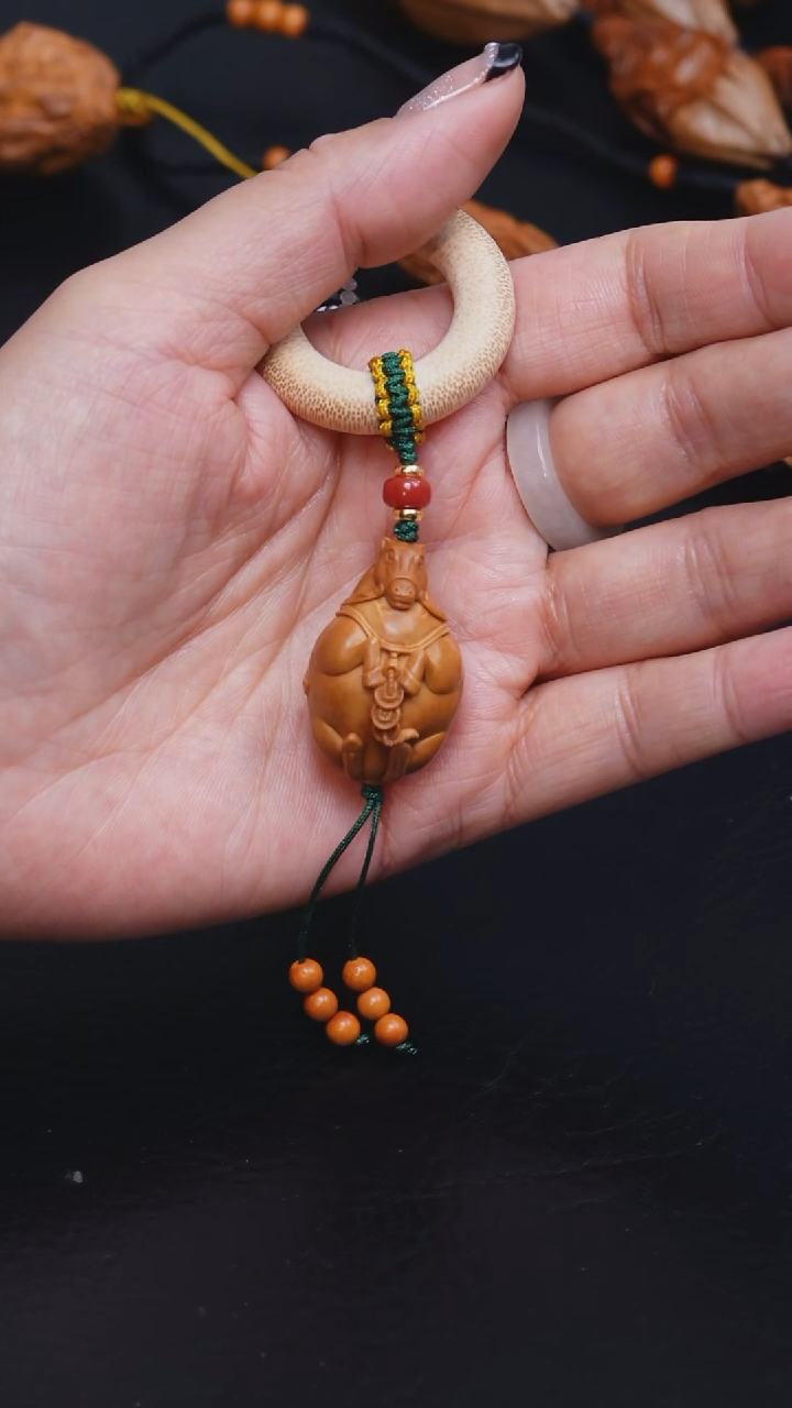 吊坠橄榄核2.1马上有钱单籽