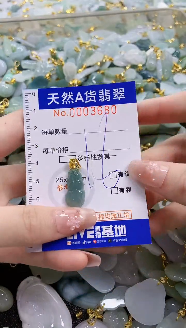 颈饰未镶嵌翡翠天然A货翡翠