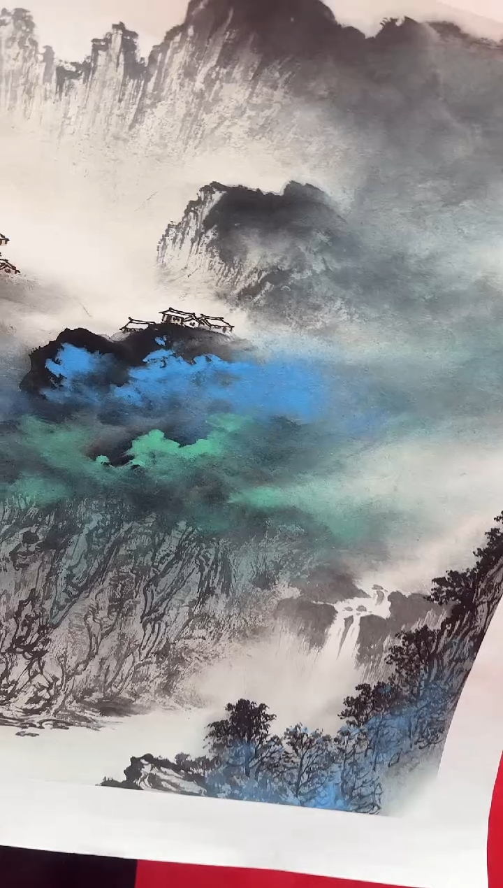 【闪购商品】国画国画道一老师亲笔绘画作品D32