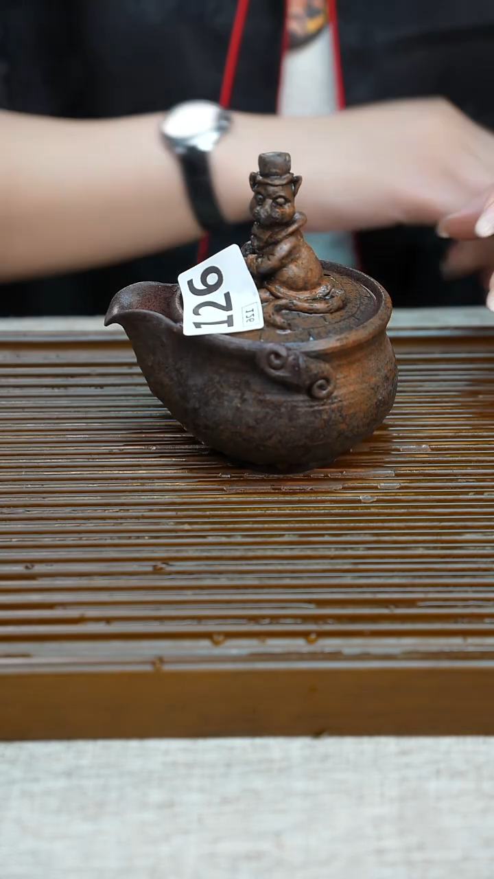 纯手工粗陶茶具每只不一样