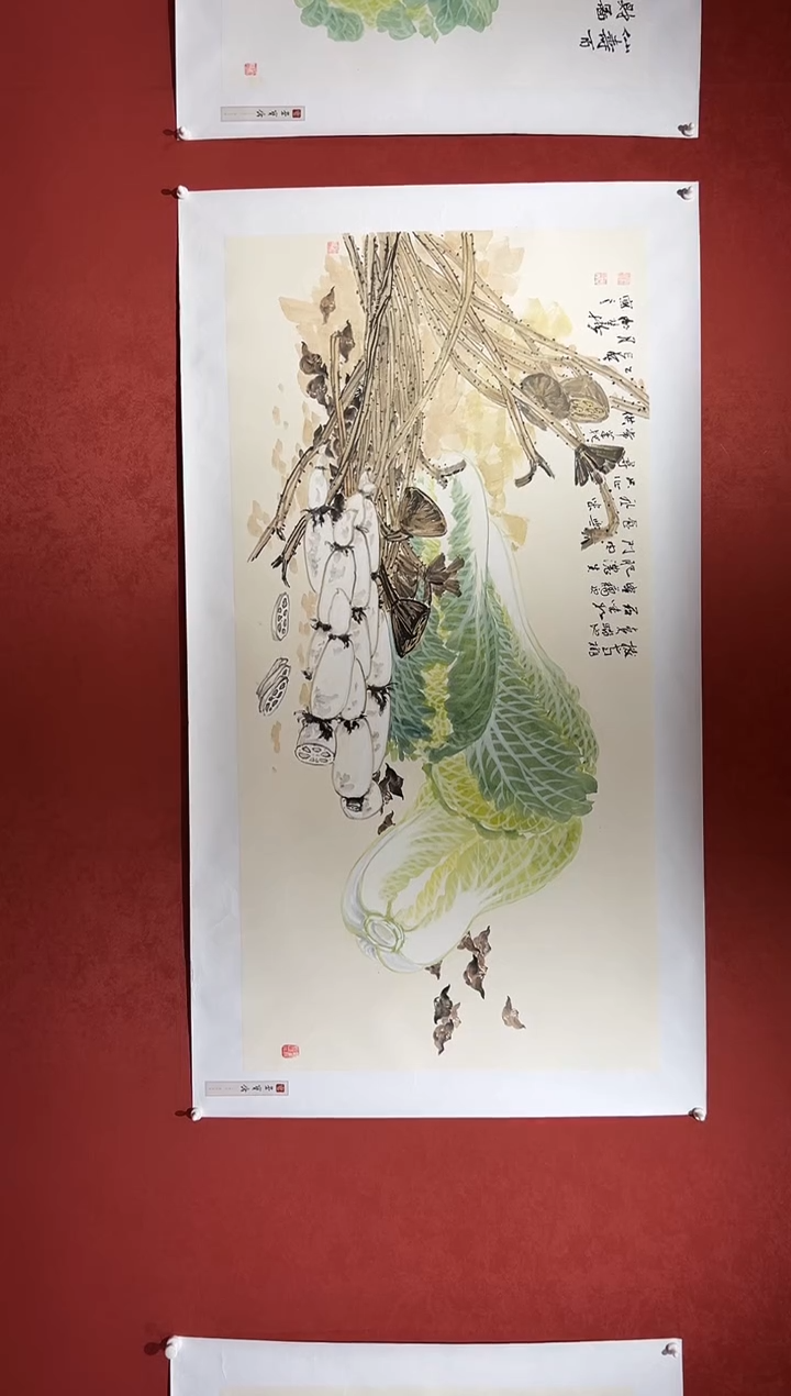 书法邵桂华国画展品