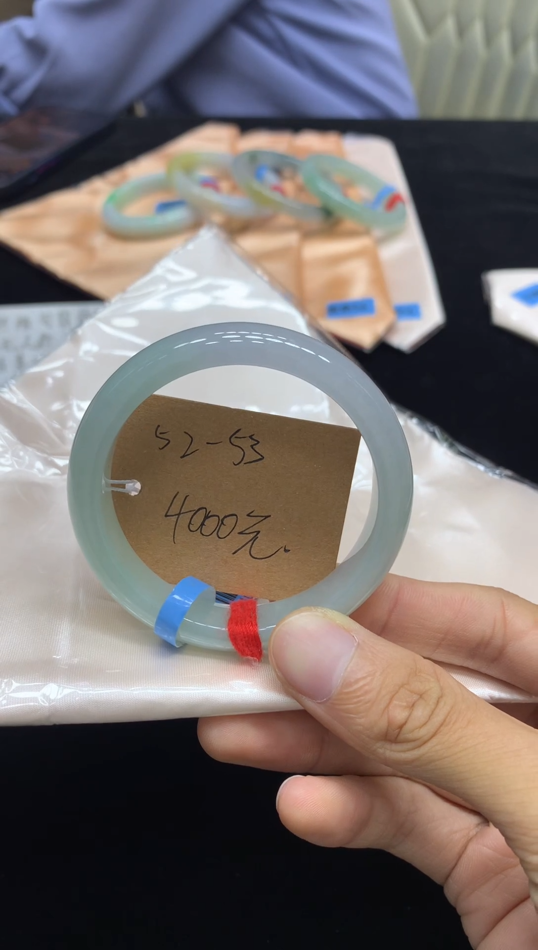 未镶嵌手镯翡翠雲*52-53（48小时鉴赏）