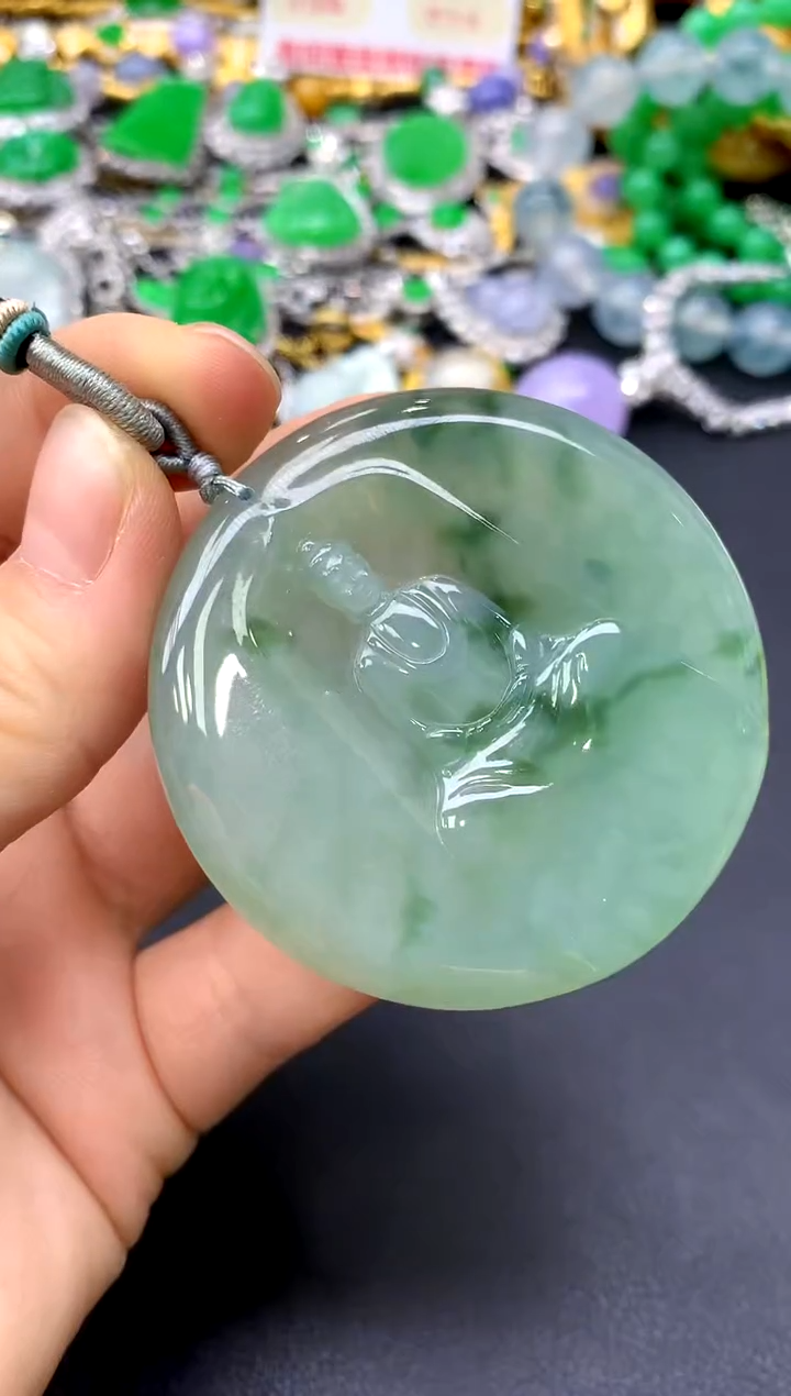 颈饰未镶嵌翡翠297-中国好珍宝