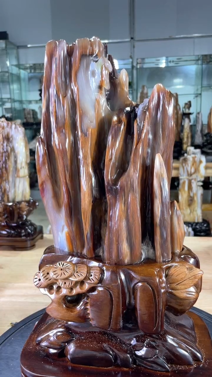 【闪购商品】硅化玉珠宝奇石未镶嵌950