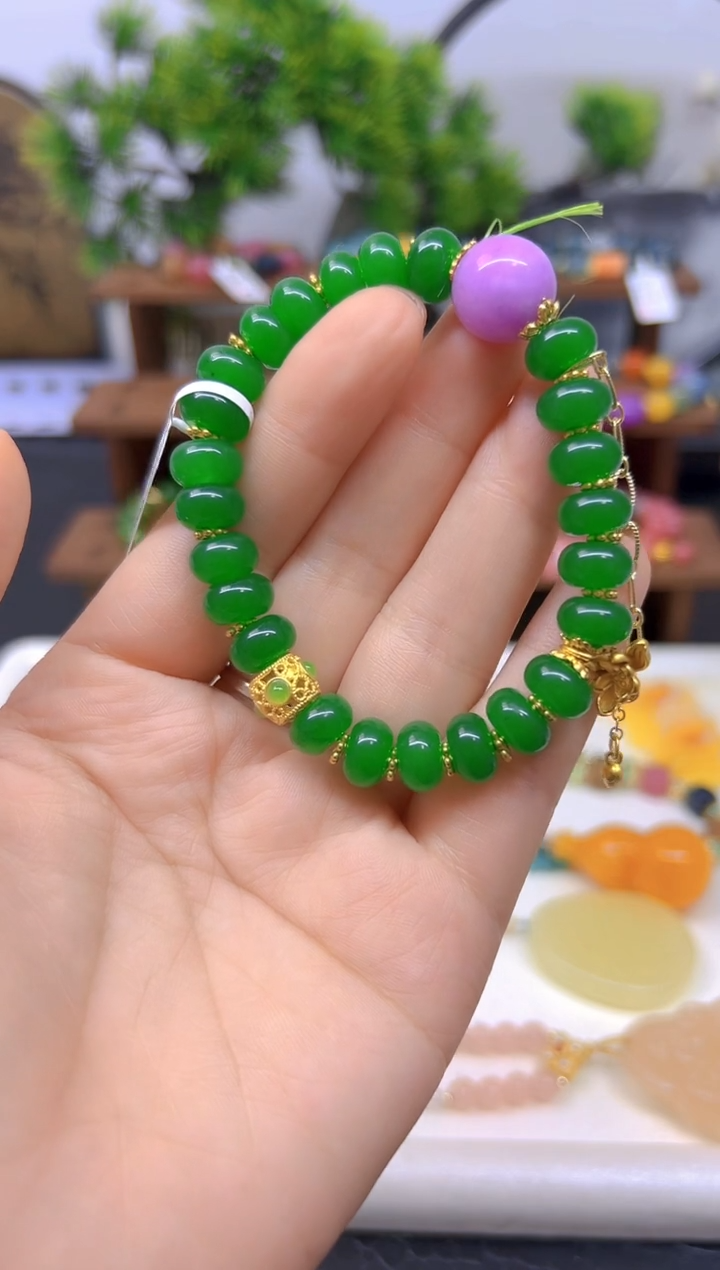 未镶嵌手链翡翠DIY款S618