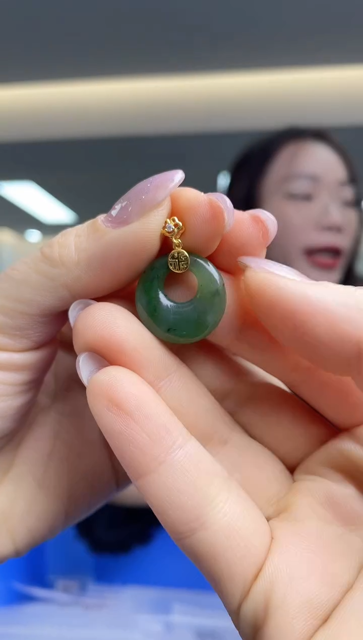 【闪购商品】和田玉`银S925镶嵌（多样性发一件）