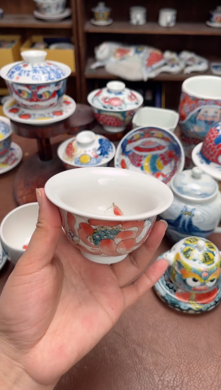 【闪购商品】宠粉福利价        莲年有鱼压手杯