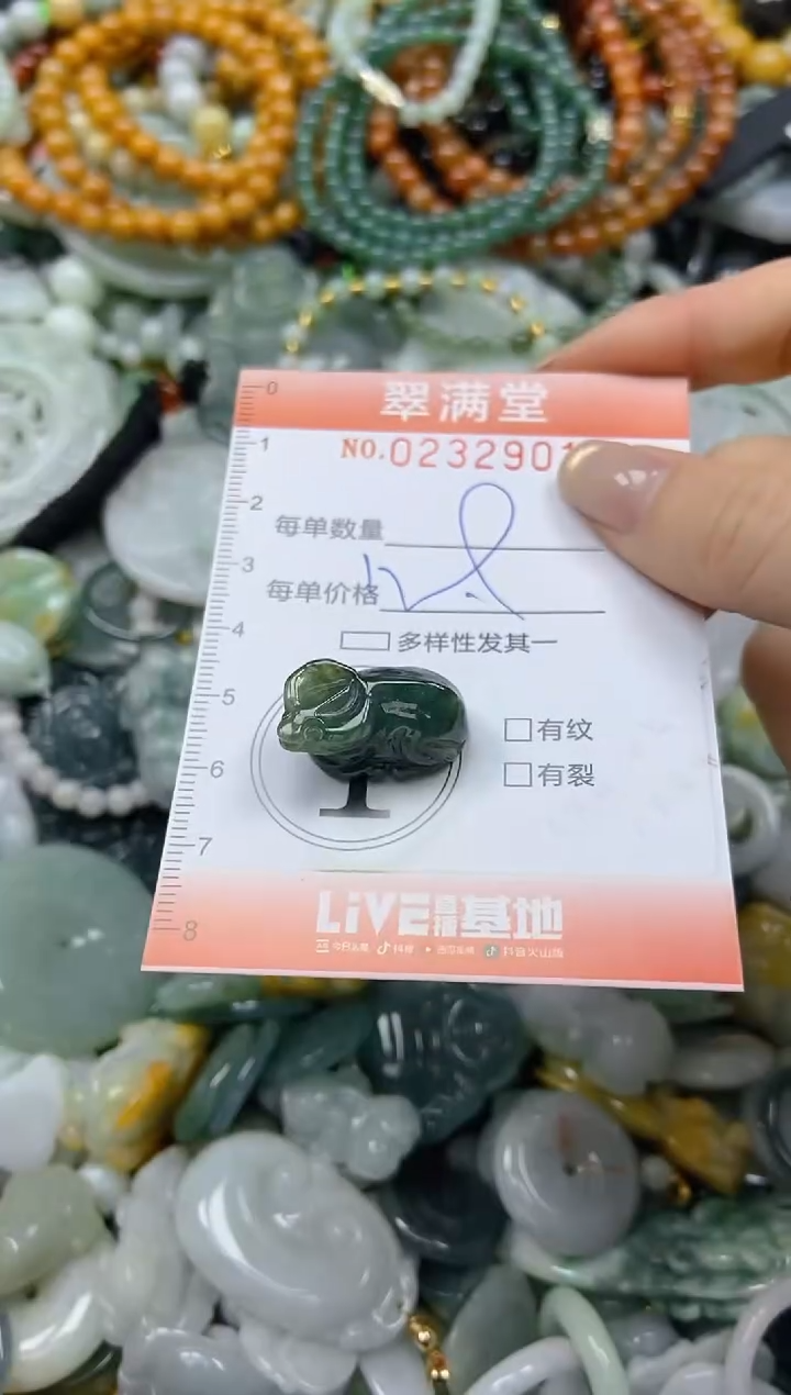 未镶嵌挂件翡翠闪购0232901