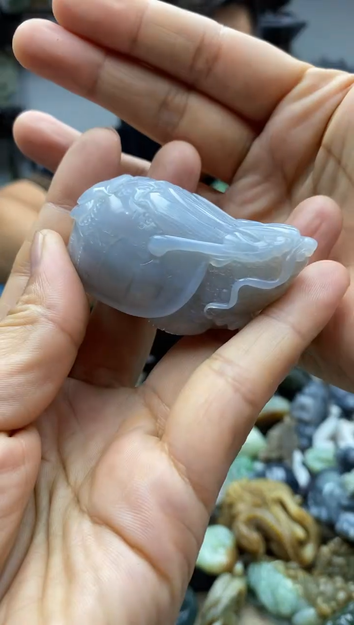 和田玉未镶嵌把件1