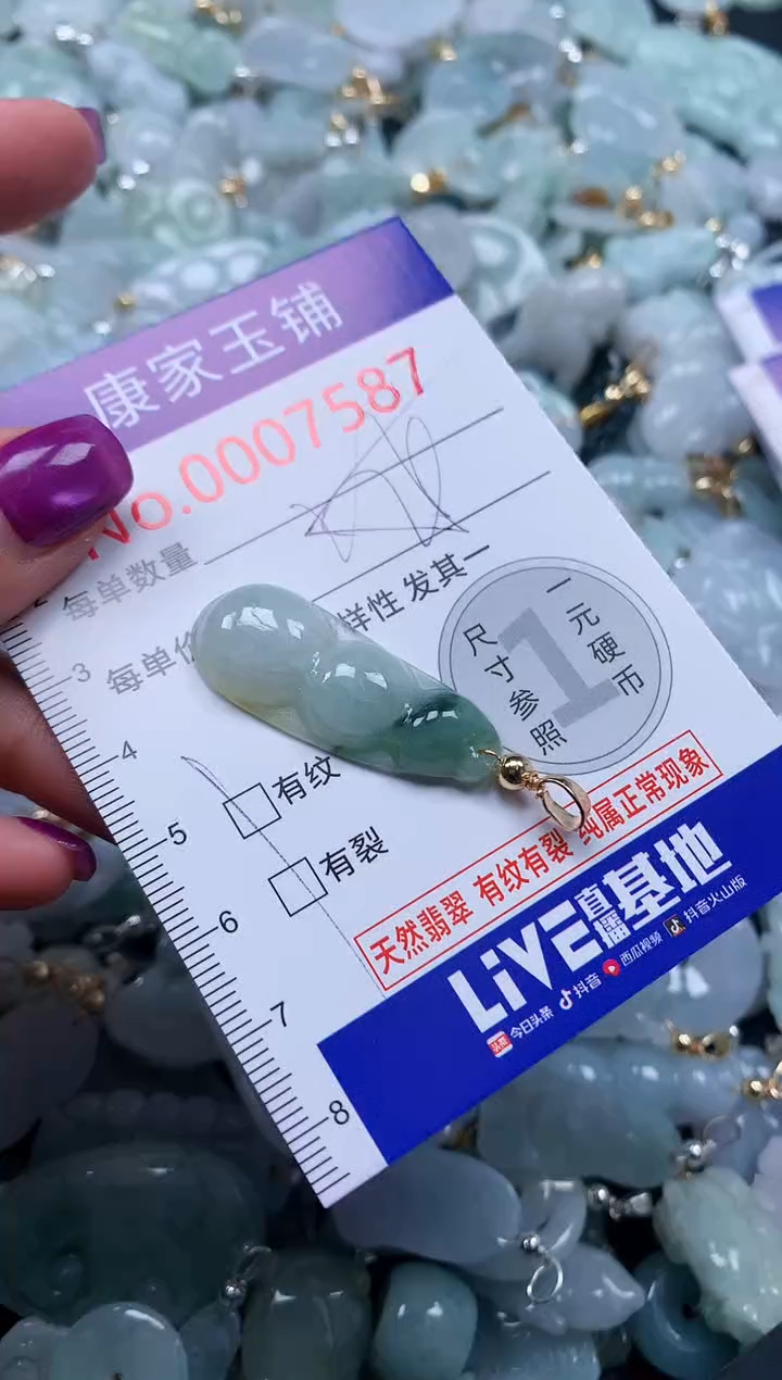 颈饰未镶嵌翡翠7587