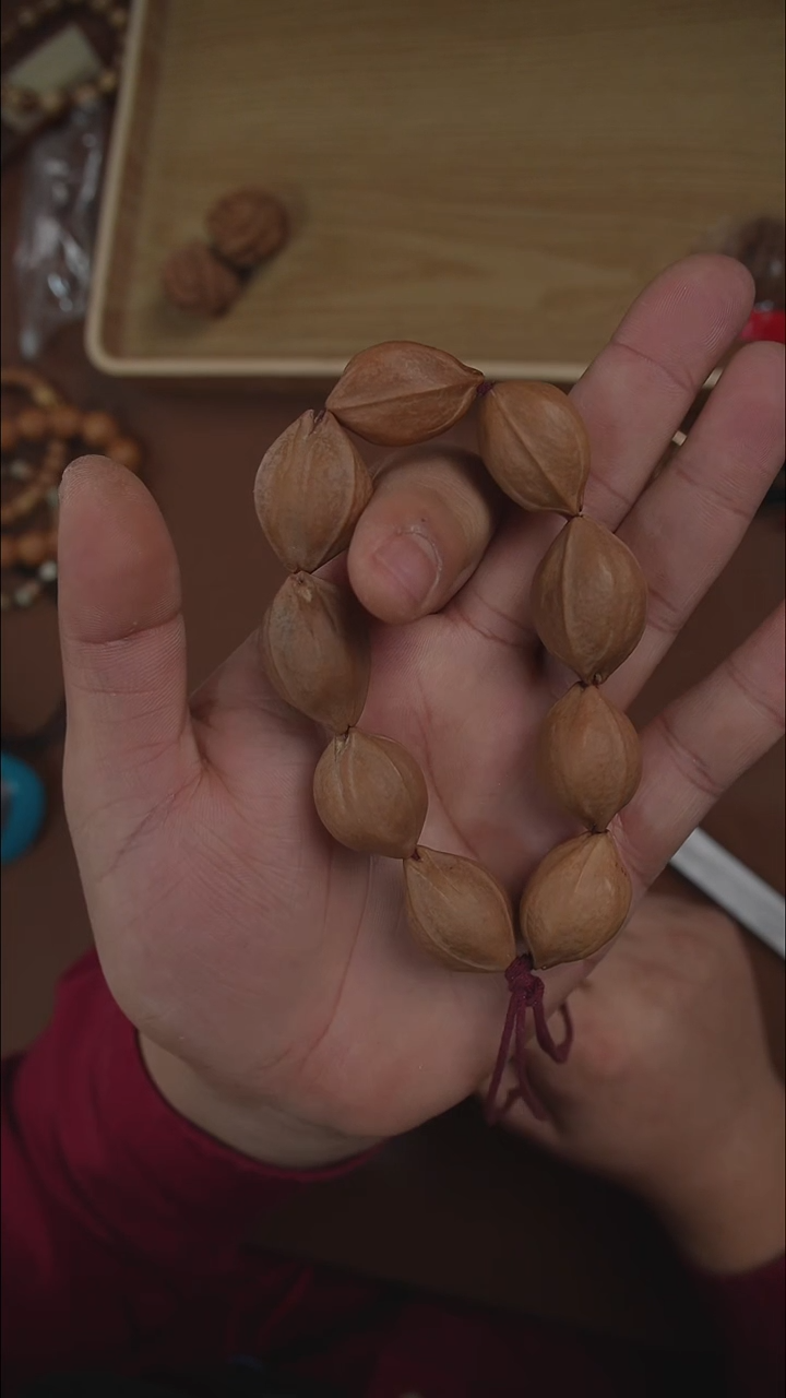 吊坠猴头核桃原皮梅林铁核