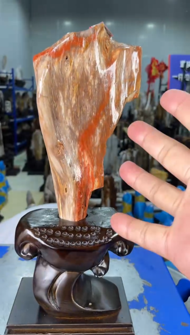 【闪购商品】硅化玉摆件未镶嵌29