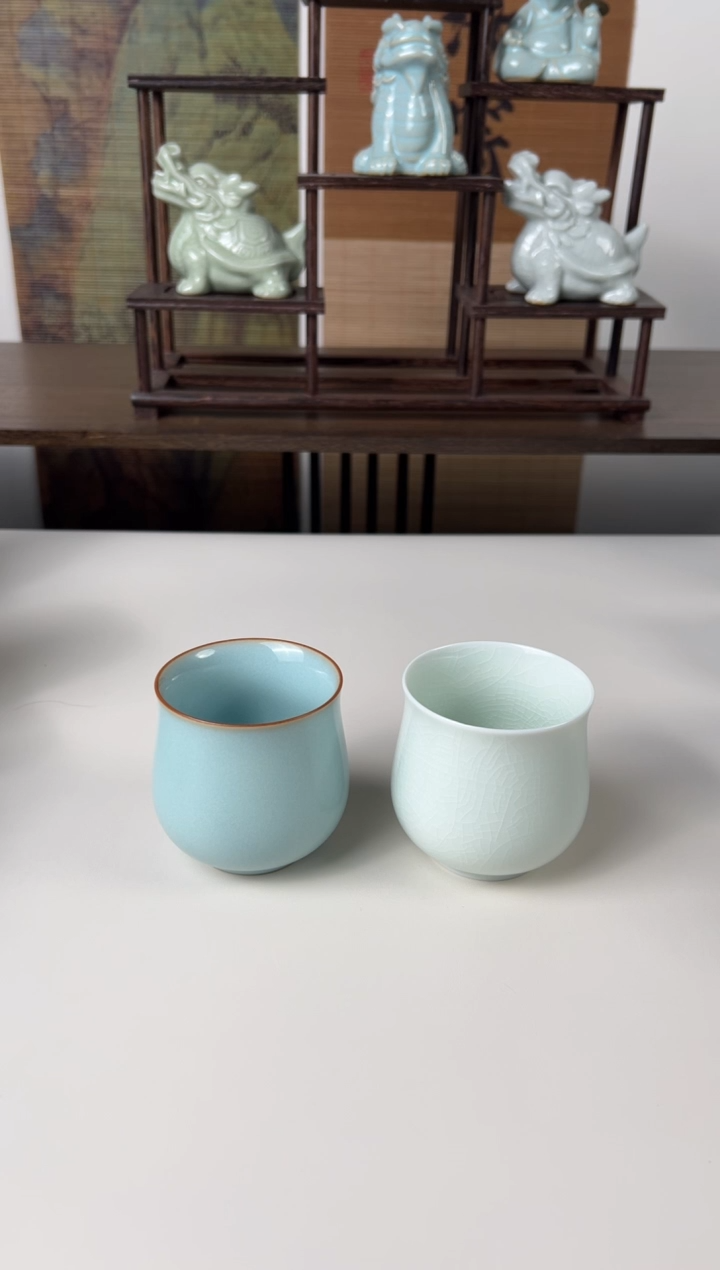 【闪购商品】杯珑匠美人杯天青+玉青