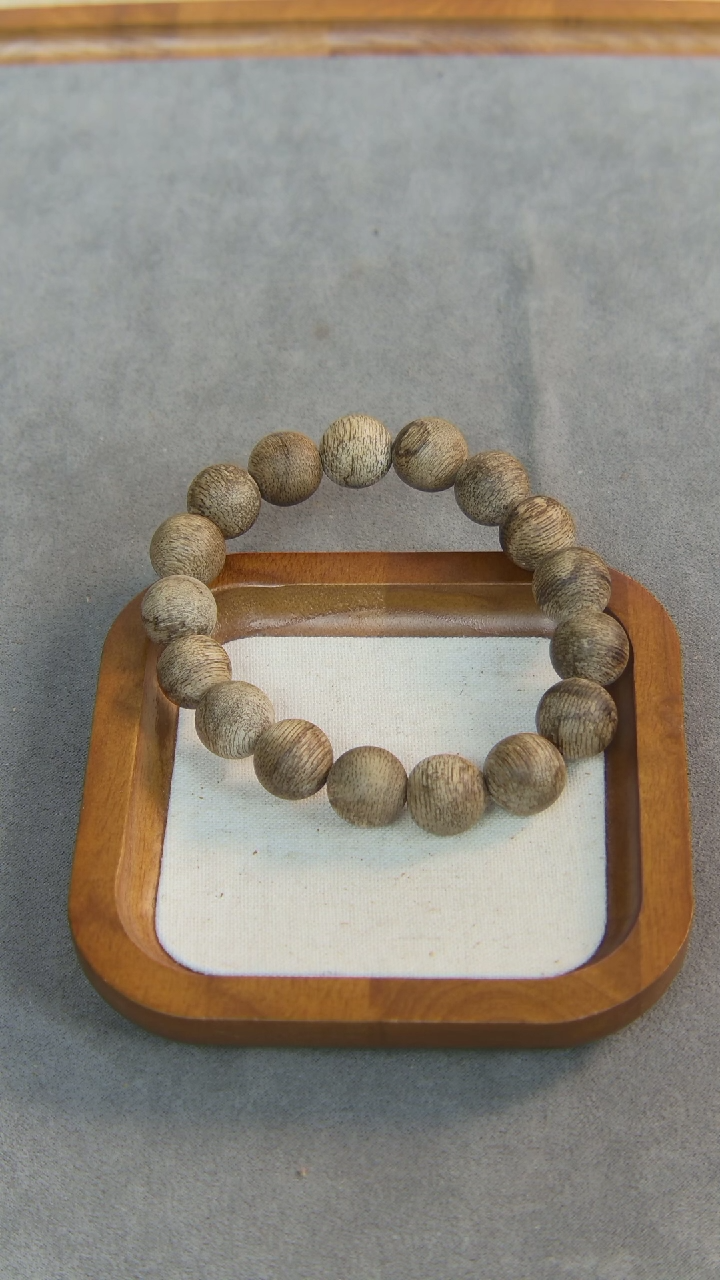 【闪购商品】沉香手串达拉干1.3圆珠沉香单圈