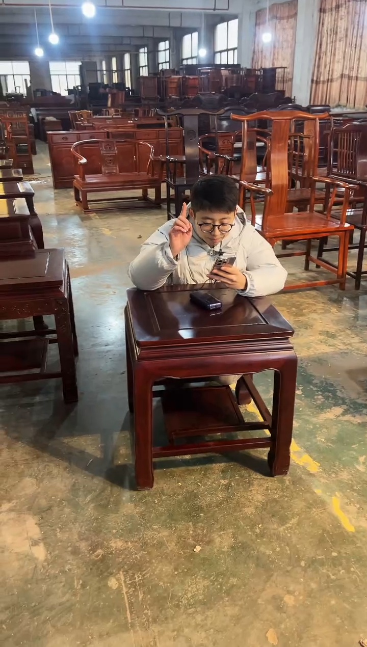 【闪购商品】黑酸枝木类成套家具黑酸枝角几J01