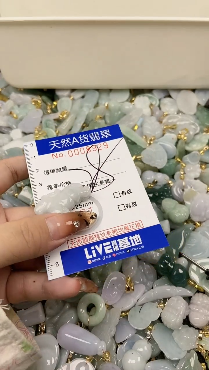 【闪购商品】翡翠颈饰未镶嵌天然A货翡翠