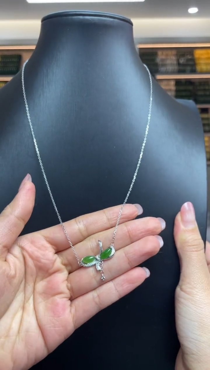 【闪购商品】和田玉·银S925镶嵌多样性发一件