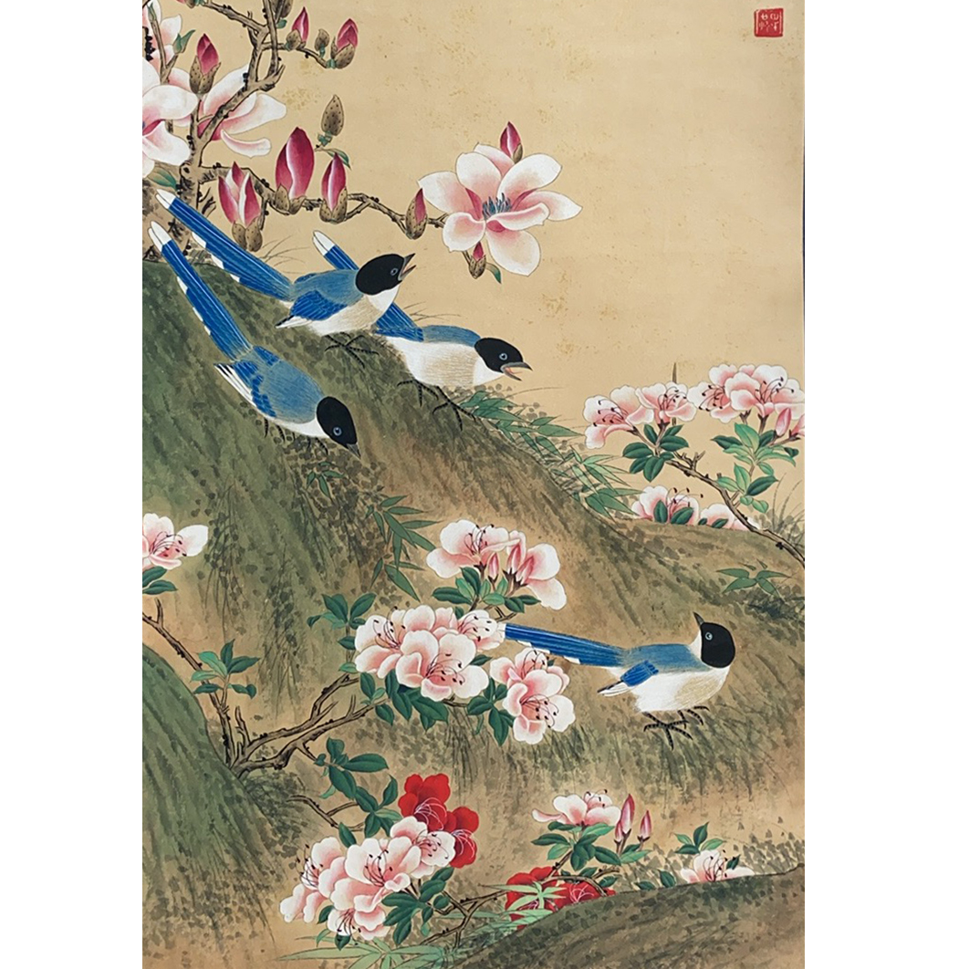 DY12814 花鸟 纸本 93*42