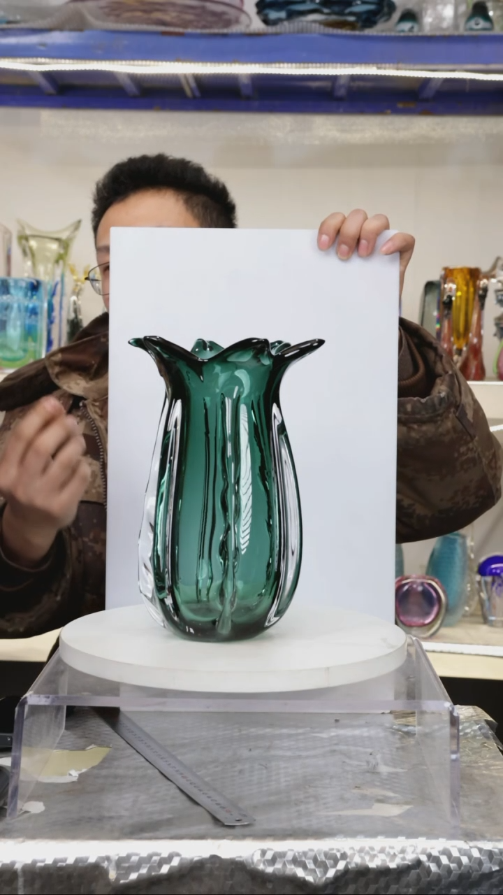 【闪购商品】琉璃【幻彩】高25.5精品琉璃微瑕福利