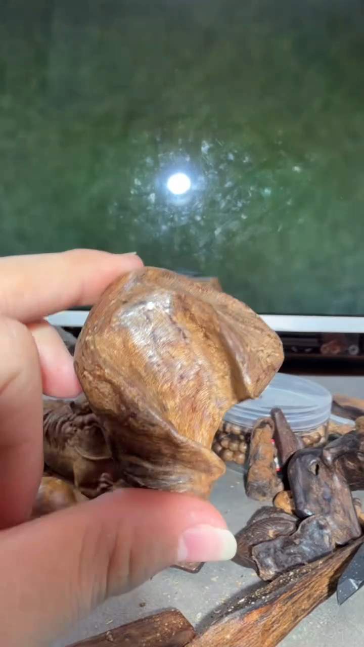 沉香手把件多样性发一