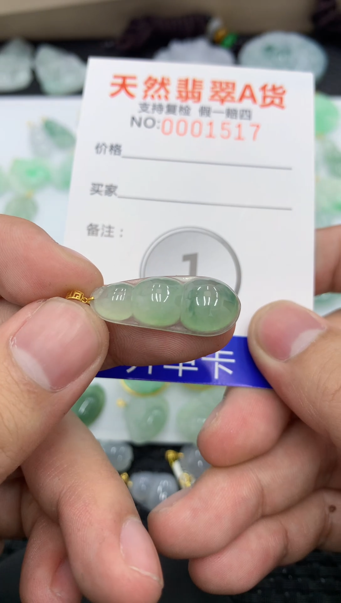 【闪购商品】翡翠颈饰18K金镶嵌11111111111