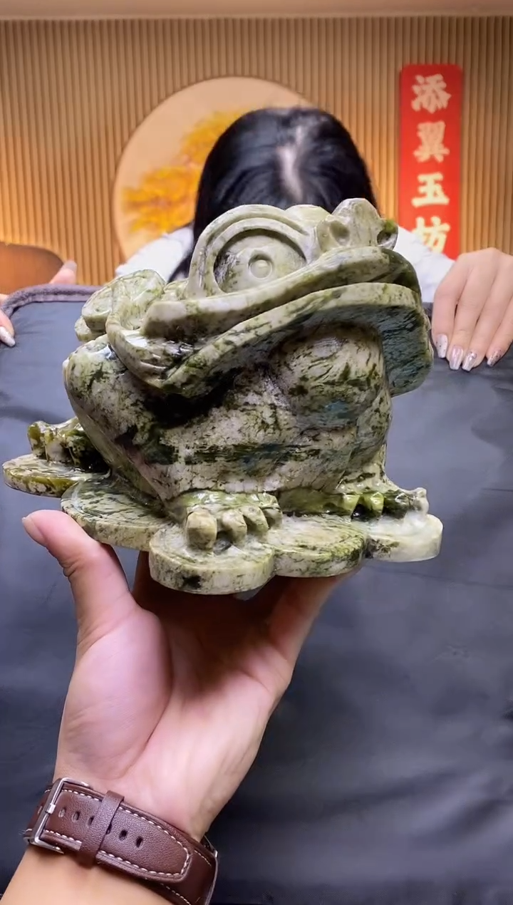 【闪购商品】蛇纹石玉（覆膜）珠宝奇石未镶嵌多样性随机发一