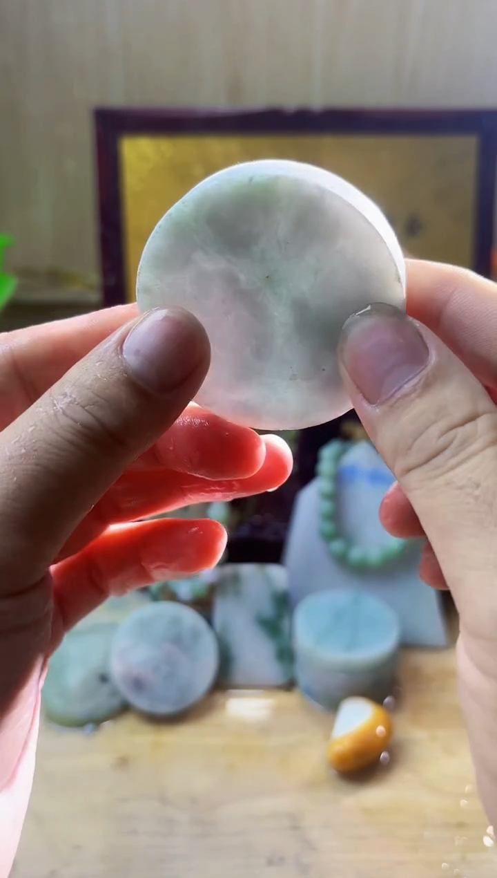 未镶嵌挂件翡翠A货常星4175