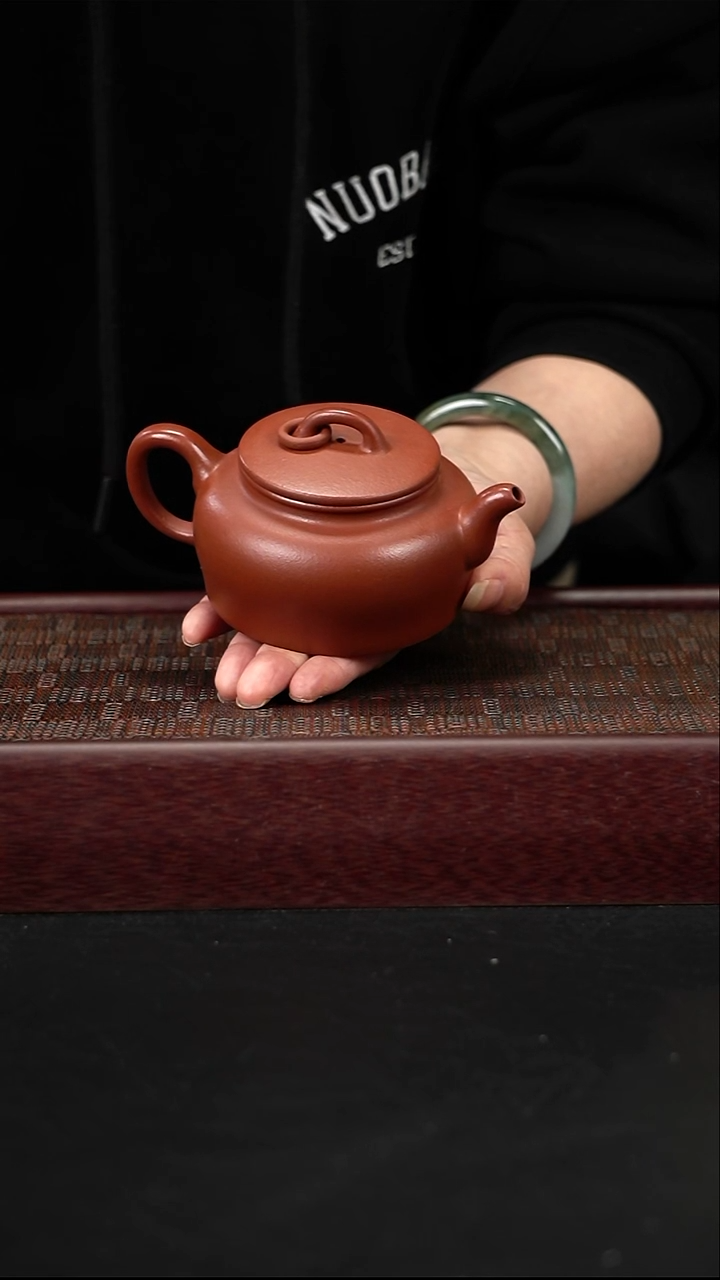 茶壶紫砂zq朱泥玉环
