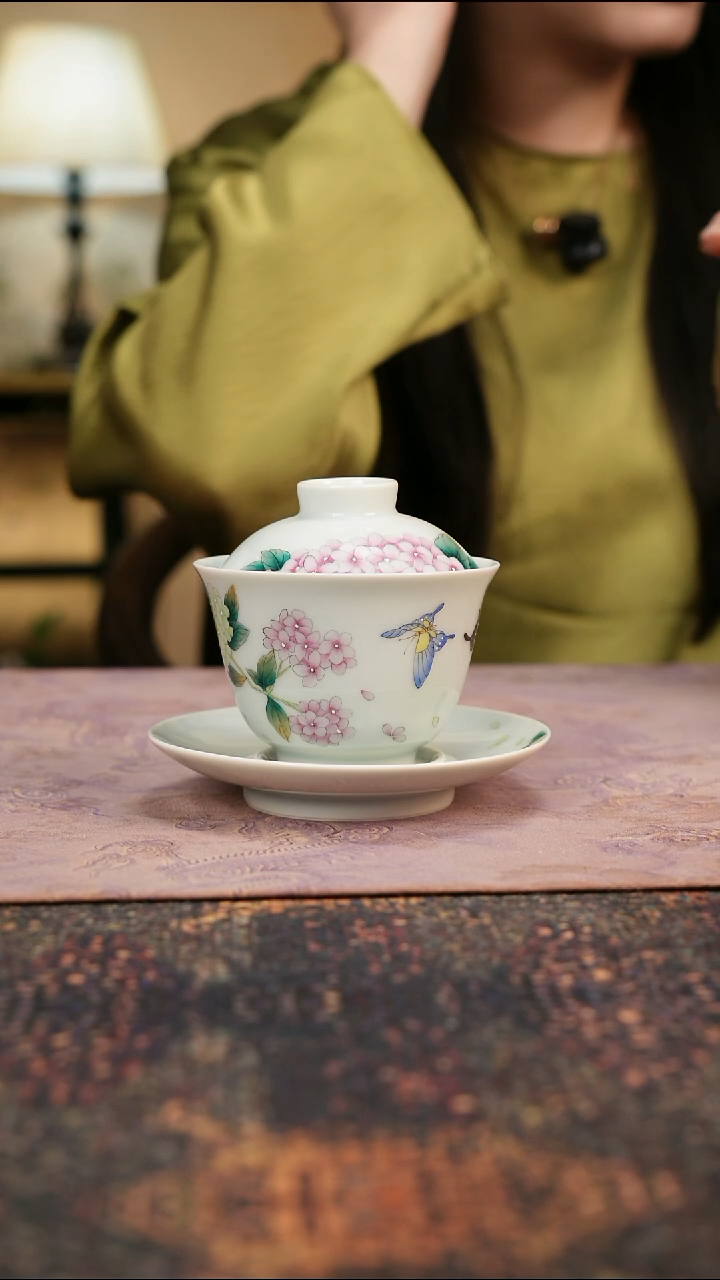 杯景德镇陶瓷杯碗柴烧多人