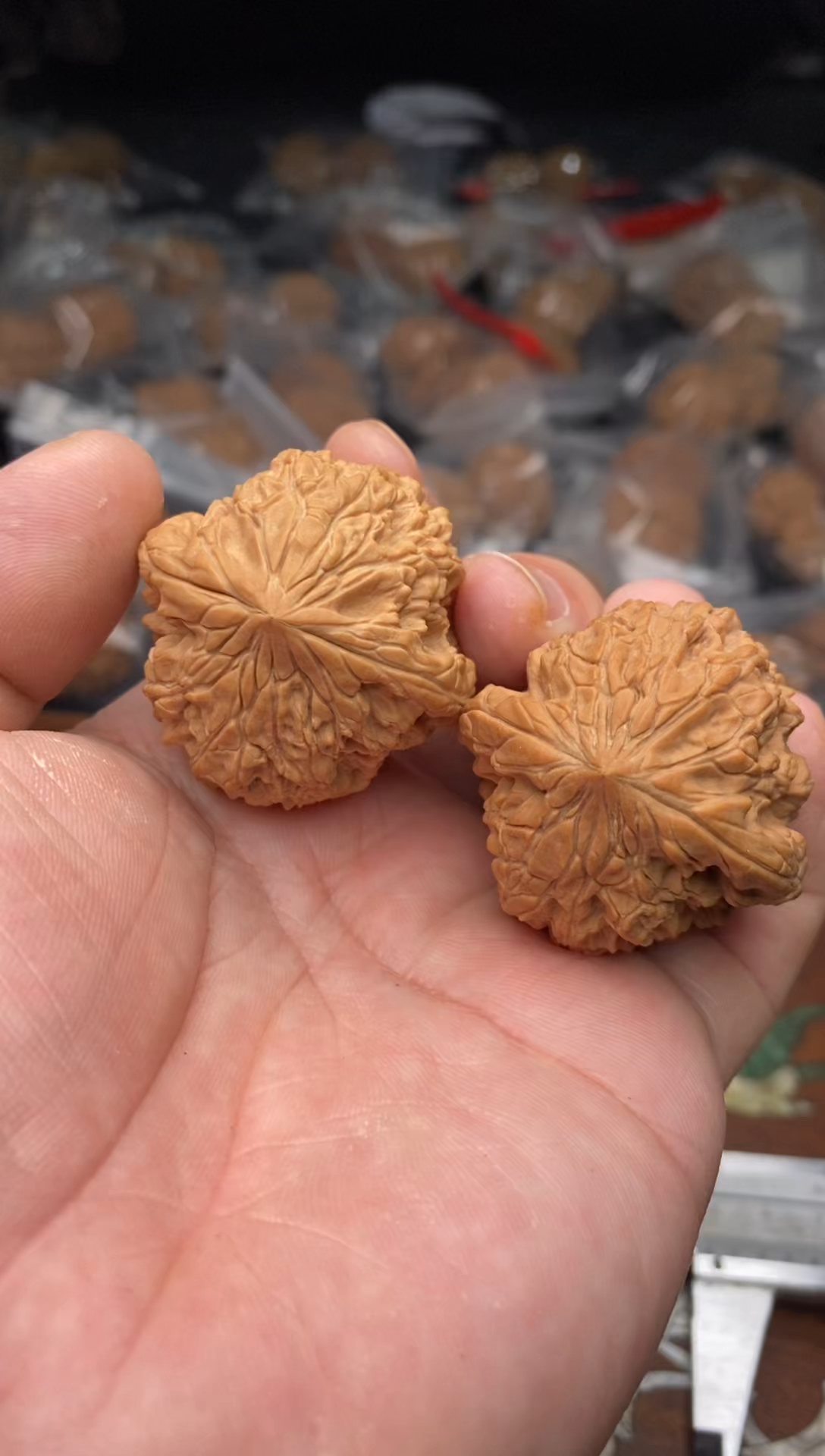 【闪购商品】文玩核桃把件B143号41尺暴雪