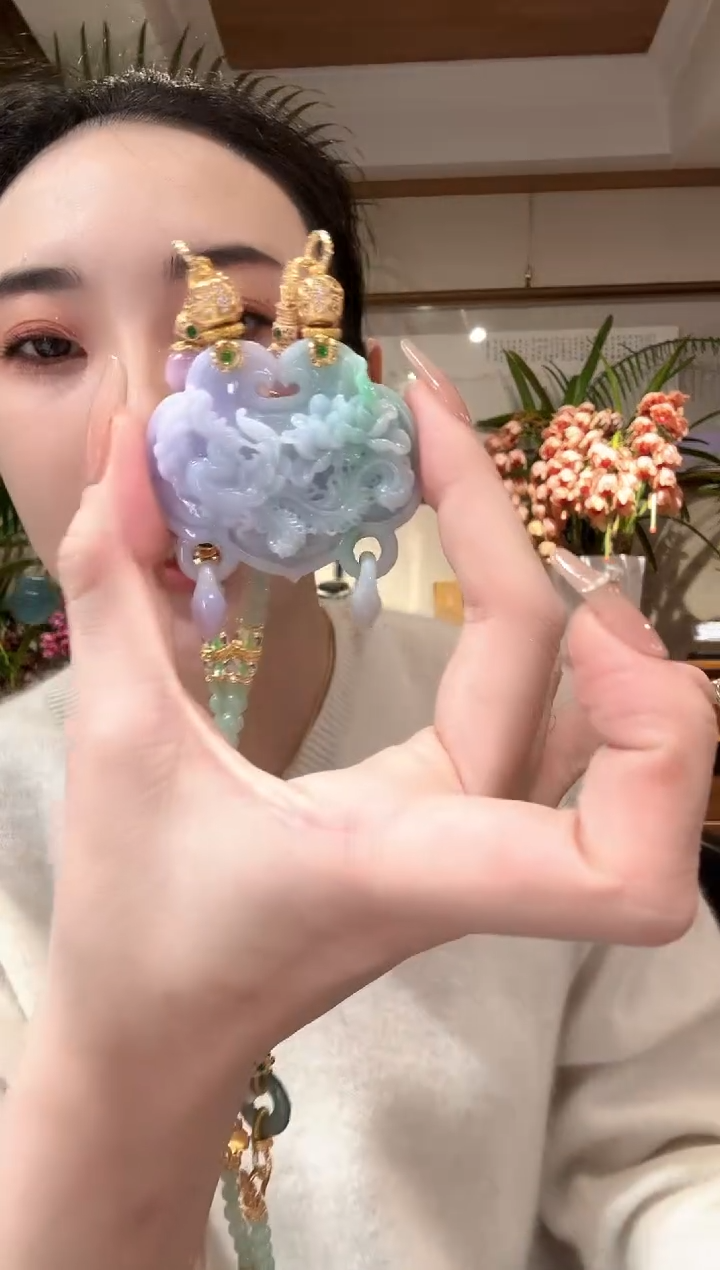 【闪购商品】翡翠颈饰未镶嵌国风