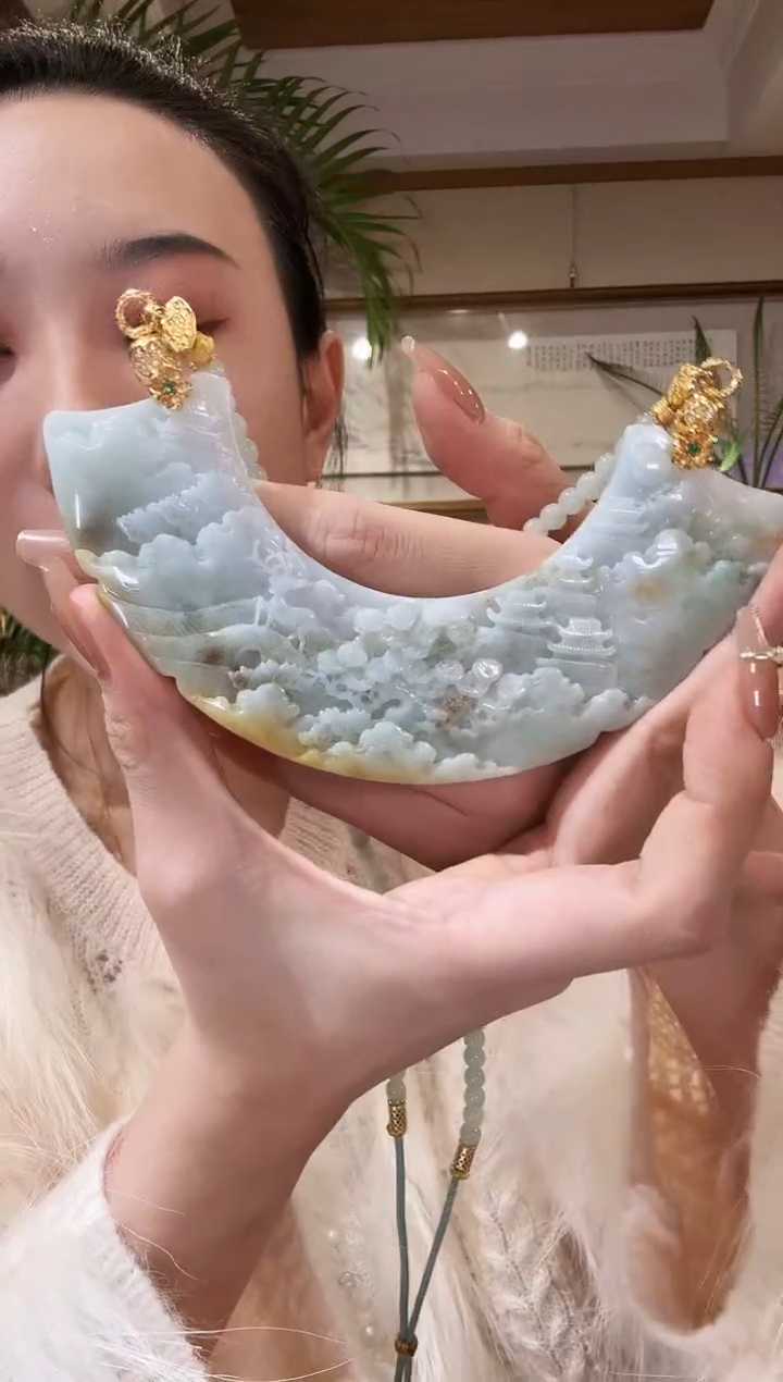 【闪购商品】翡翠颈饰未镶嵌国风