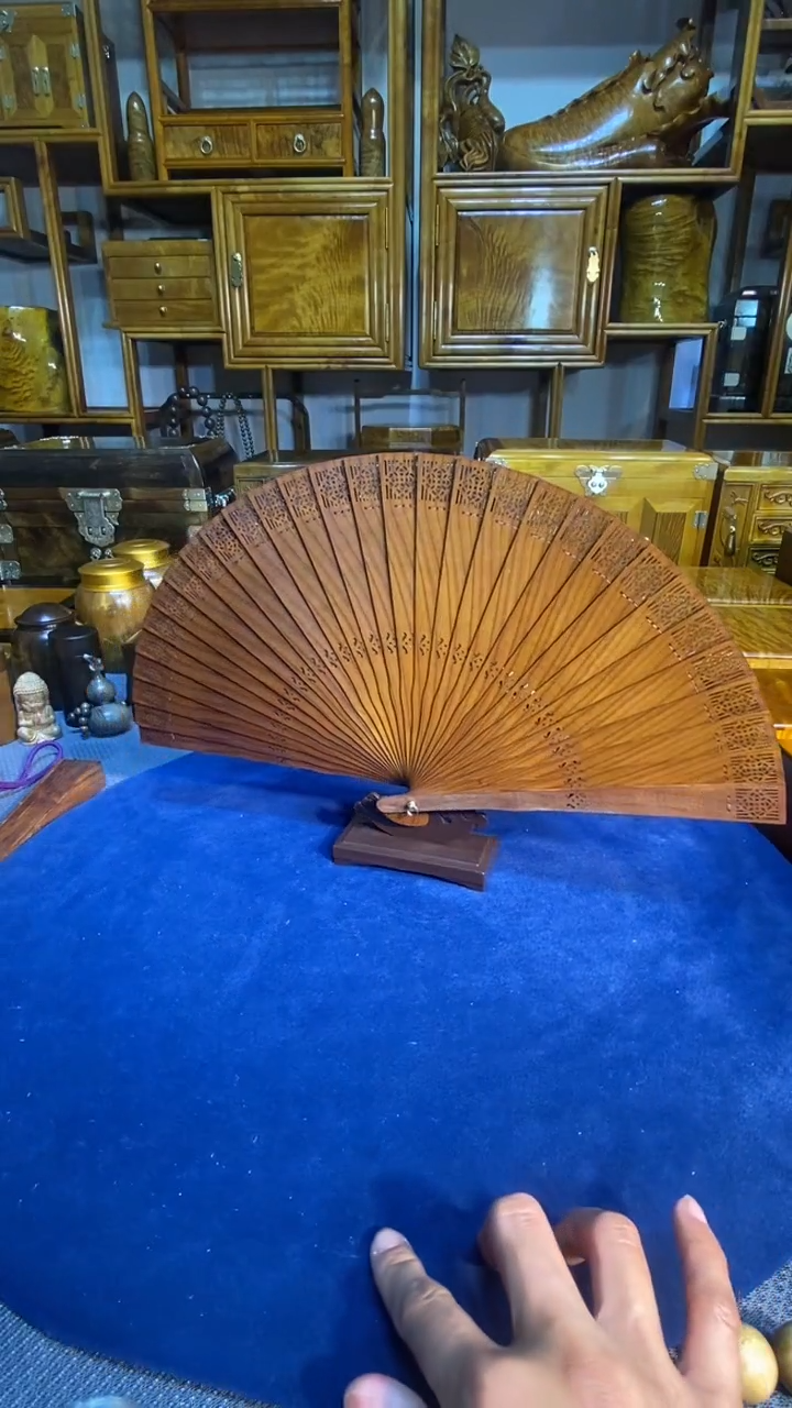 【闪购商品】金丝楠木艺小叶桢楠 扇子