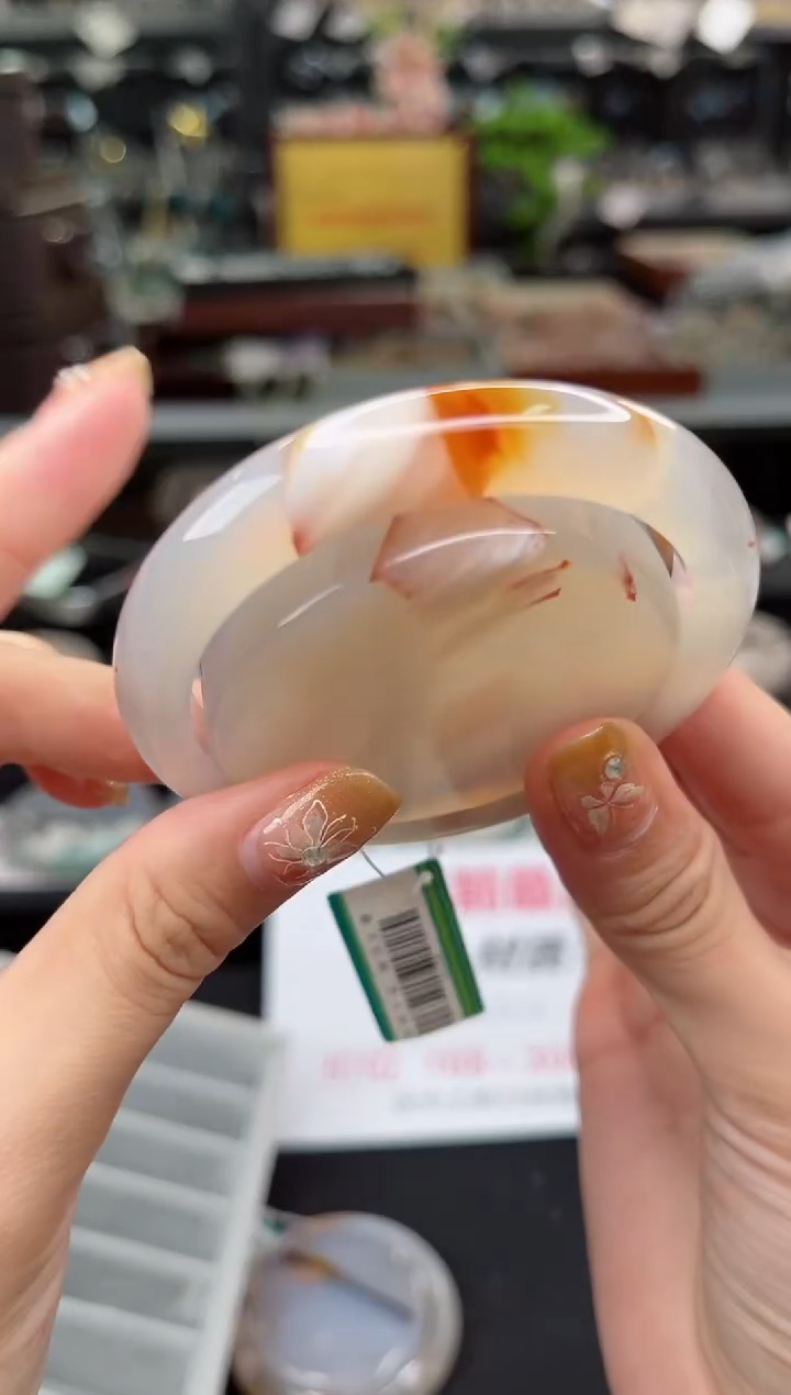 【闪购商品】石英质玉手镯未镶嵌53圈口（赠品镯心）3660186