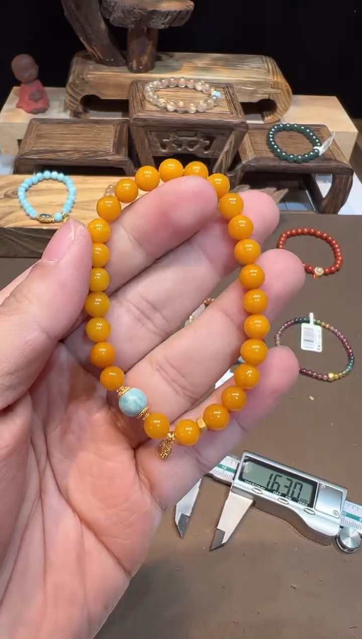 【闪购商品】琥珀手饰未镶嵌手饰@@E5979