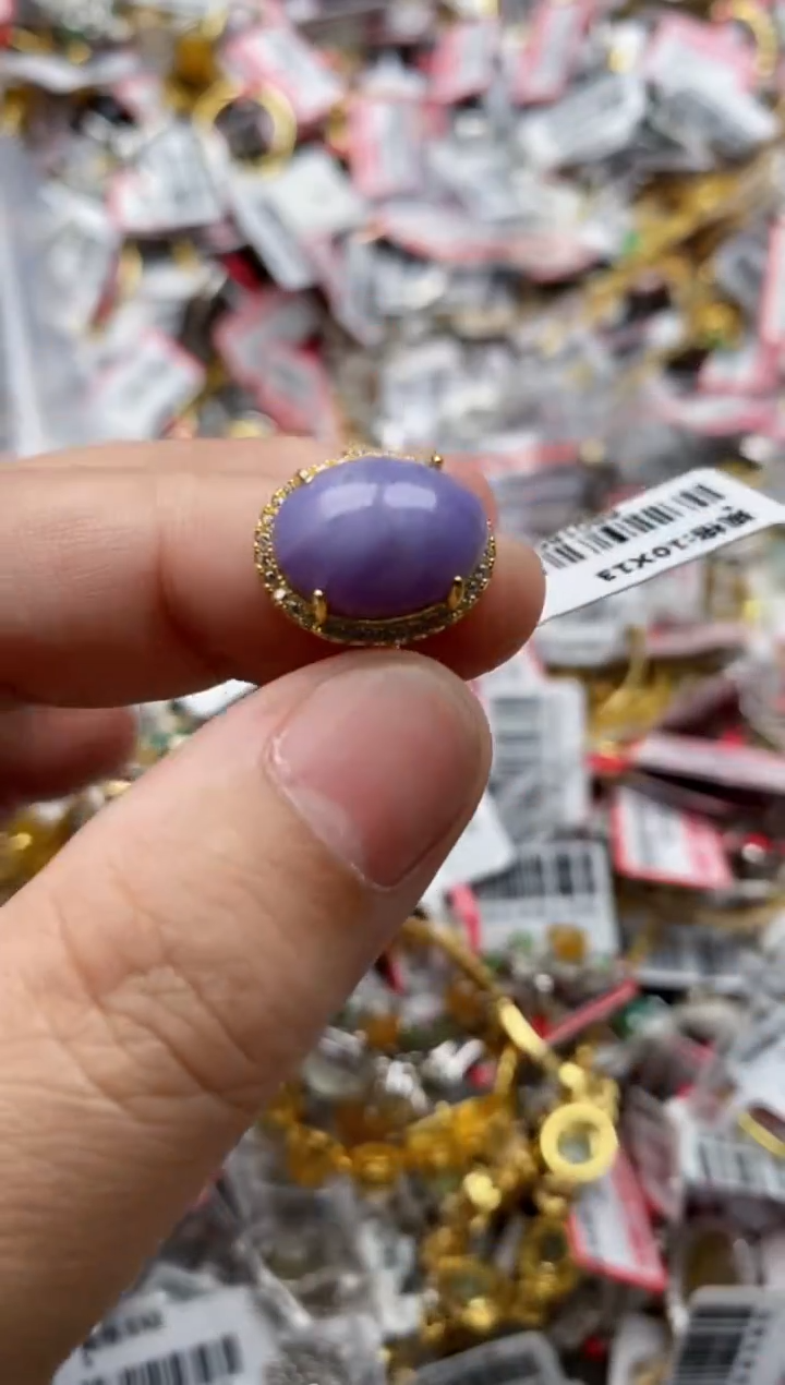 【闪购商品】翡翠戒指银S925镶嵌222222---2