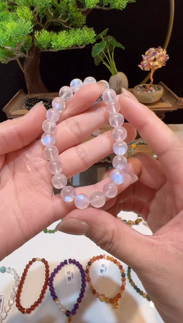 【闪购商品】长石手链未镶嵌手饰@@