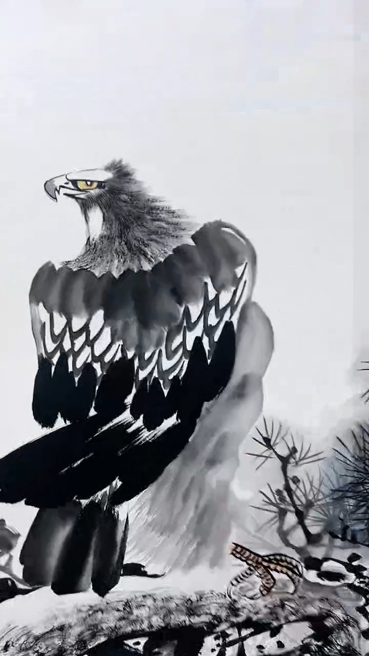 【闪购商品】绘画柳晓叶绘画2.7平尺鹰