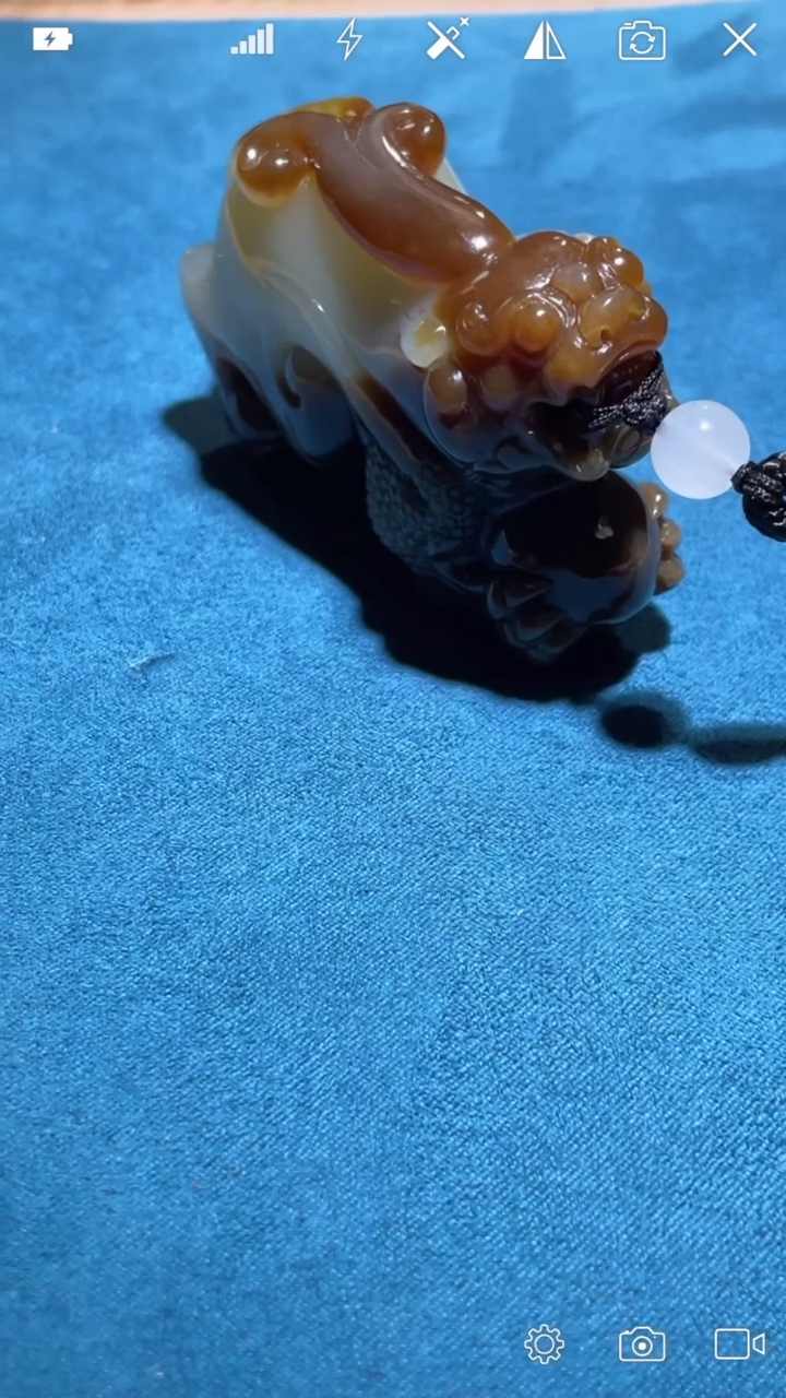 【闪购商品】和田玉未镶嵌XY糖白玉貔貅手把件