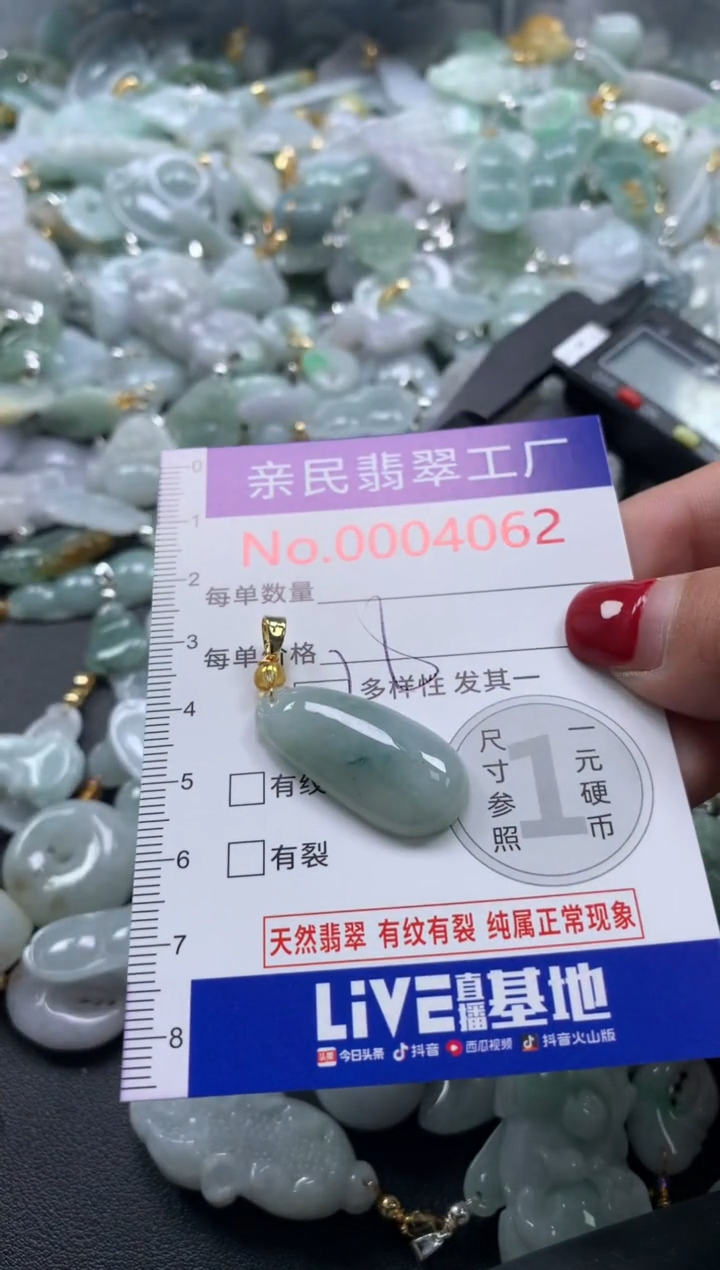 颈饰未镶嵌翡翠4062