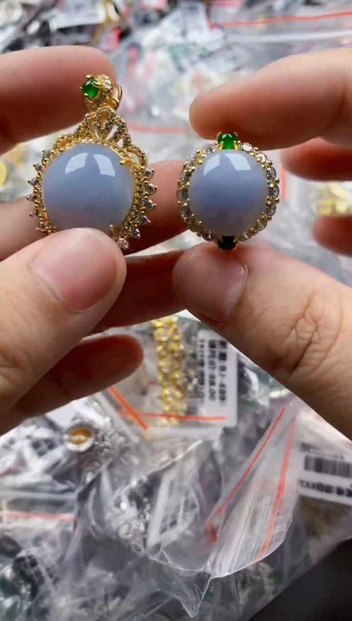 翡翠戒指银S925镶嵌22222    2