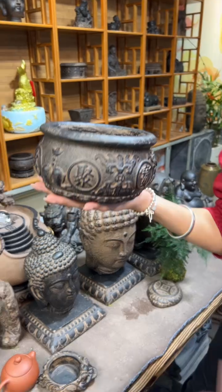 陶土【火山泥】聚宝盆