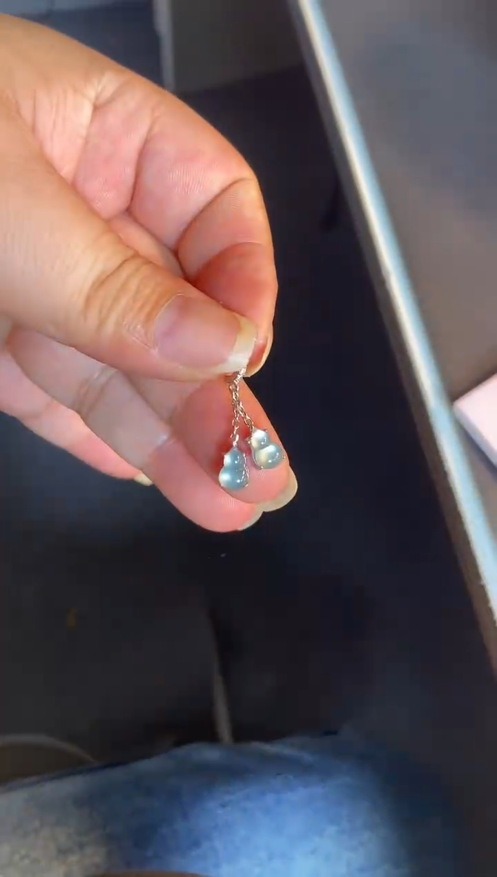 吊坠(不含链)银S925镶嵌翡翠1