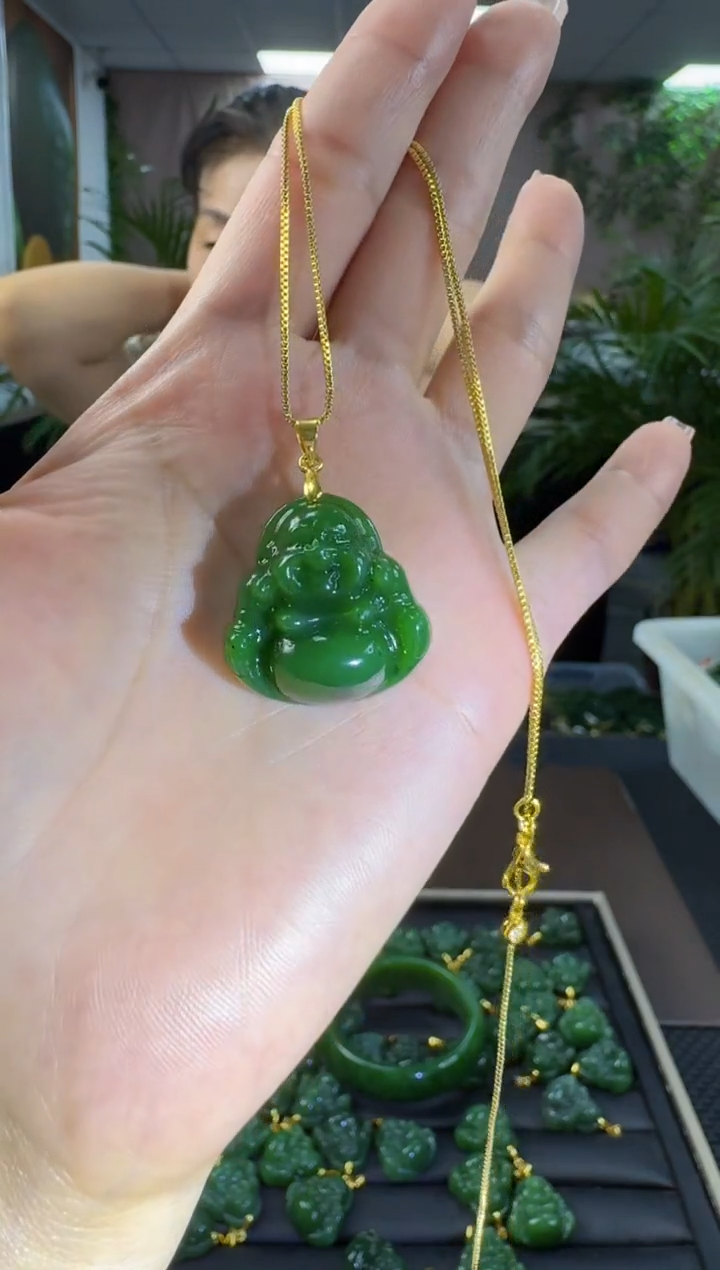 和田玉合金颈饰1