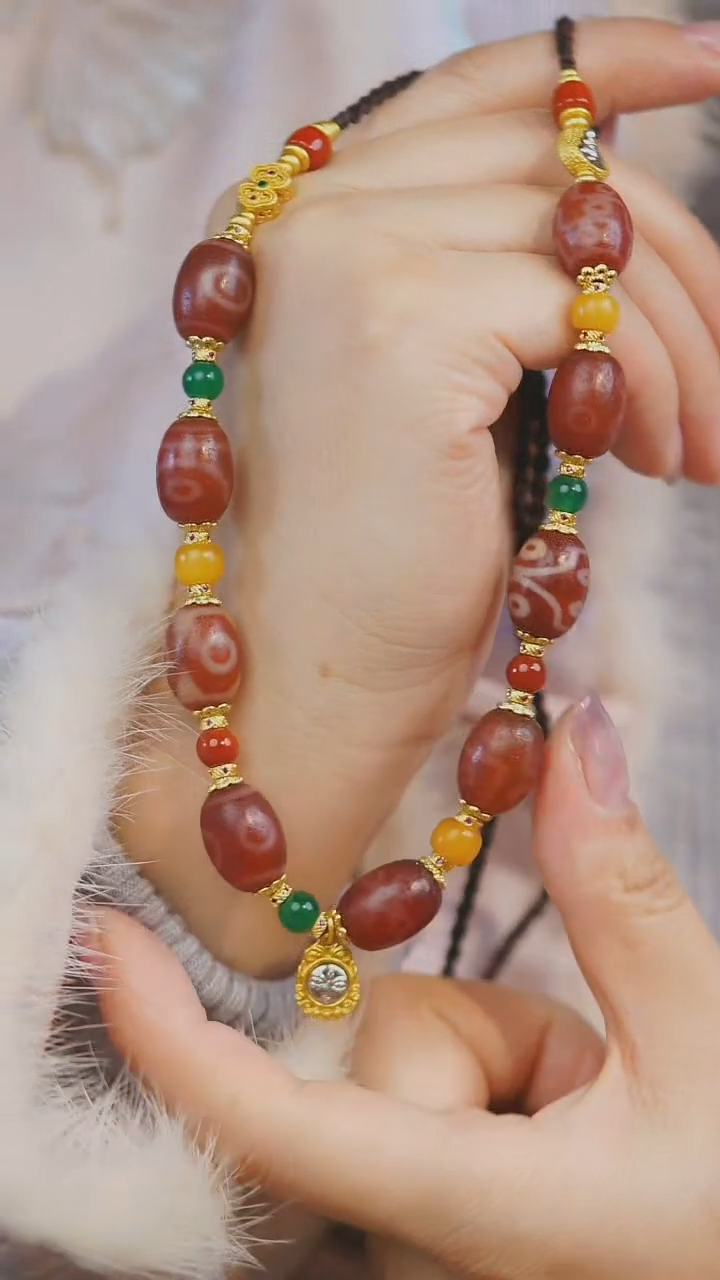 【闪购商品】玛瑙/玉髓项链未镶嵌多样性发其一